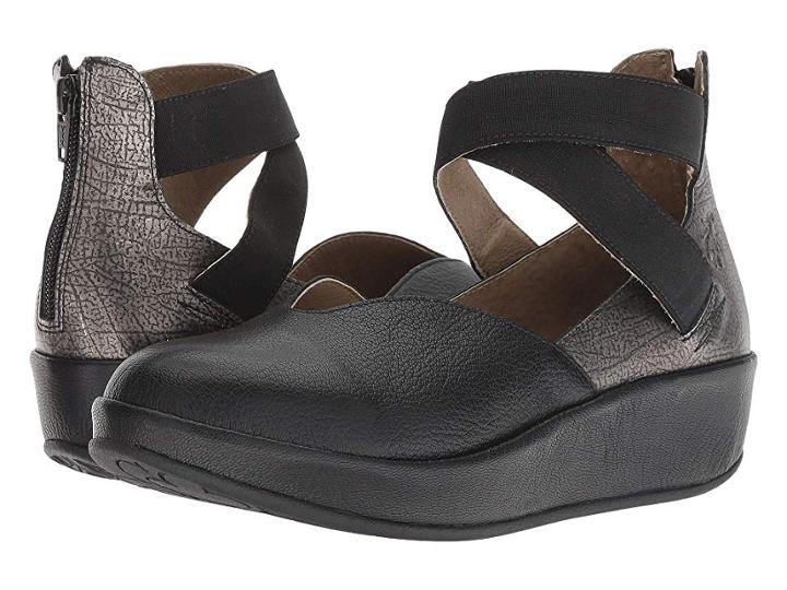 Fly London Bane896fly (black/antique Silver Mousse/adraga) Women's Shoes