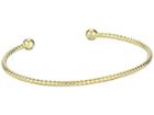 Shashi Ball Textured Cuff (yellow Gold) Bracelet