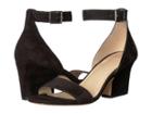 Johnston & Murphy Deena (black Kid Suede) Women's Hook And Loop Shoes