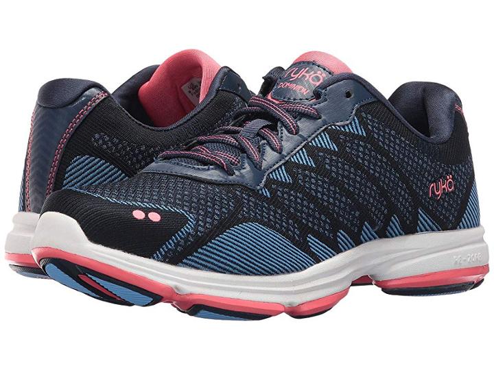 Ryka Dominion (insignia Blue/elsa Blue/coral Rose) Women's Walking Shoes