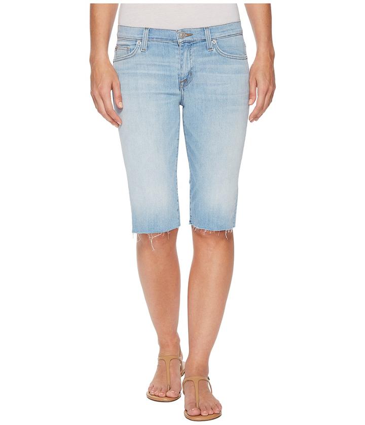 Hudson Amelia Cut Off Knee Shorts In Closer (closer) Women's Shorts