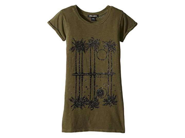 Billabong Kids Last Quarter T-shirt Dress (little Kids/big Kids) (seagrass) Girl's Dress