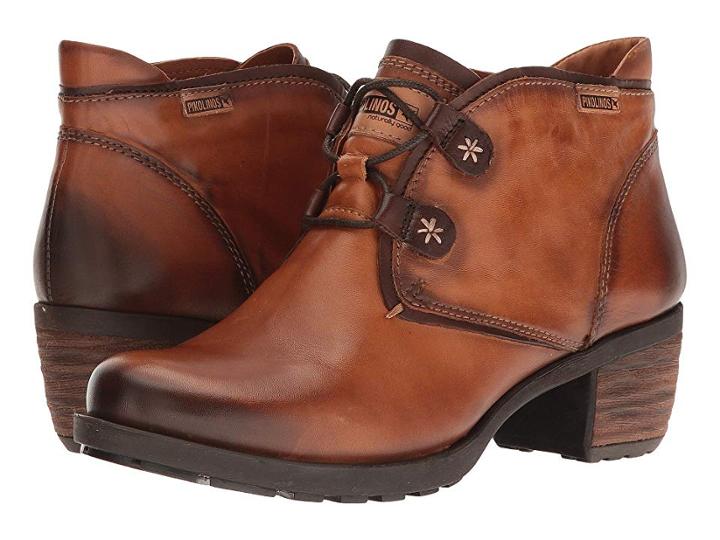 Pikolinos Le Mans 838-8657 (brandy) Women's Lace-up Boots