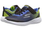 Skechers Kids Go Run 600 (little Kid/big Kid) (black/blue/lime) Boy's Shoes