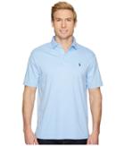 Polo Ralph Lauren Pima Polo Short Sleeve Knit (austin Blue) Men's Clothing