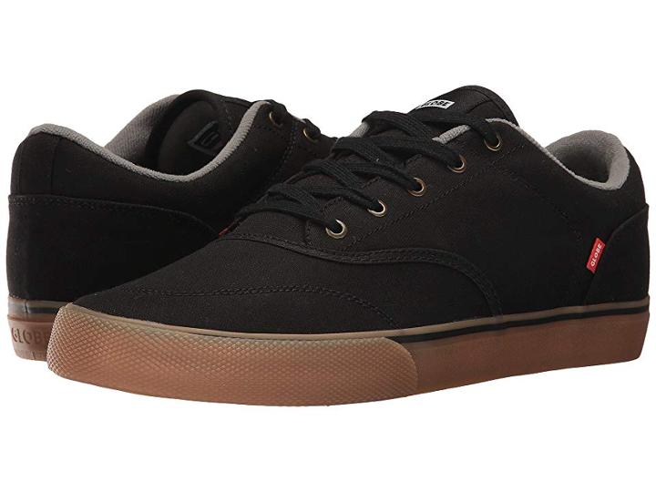 Globe Tribe (black Canvas/gum) Men's Skate Shoes