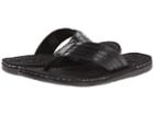 Gbx Leather Thong (black) Men's Sandals