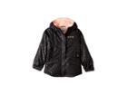 Columbia Kids Razzmadazzletm Jacket (little Kids/big Kids) (black Emboss/tiki Pink) Girl's Coat