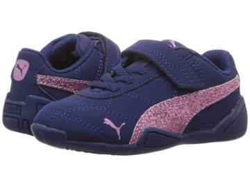Puma Kids Tune Cat 3 Glam V (toddler) (blue Depths/smoky Grape) Girls Shoes
