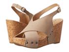Lucky Brand Minari (grout) Women's Wedge Shoes
