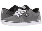 Dc Kids Anvil Tx Se (little Kid/big Kid) (black/black/white) Boys Shoes