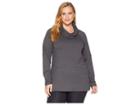 Columbia Plus Size Weekend Wanderertm Pullover (charcoal Heather) Women's Long Sleeve Pullover