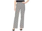 Nine West Plaid Wide Leg Pants (cinnamon/black Multi) Women's Casual Pants