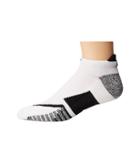 Nike Nikegrip Elite No Show Tennis Socks (white/white/black) No Show Socks Shoes
