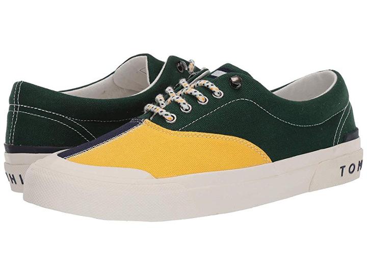 Tommy Hilfiger Thflag (green/yellow) Men's Shoes