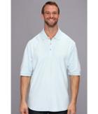 Tommy Bahama Big & Tall Big Tall Emfielder Polo Shirt (arctic Ice) Men's Short Sleeve Pullover