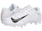 Nike Vapor Varsity 3 Td (white/black/metallic Silver) Men's Cleated Shoes