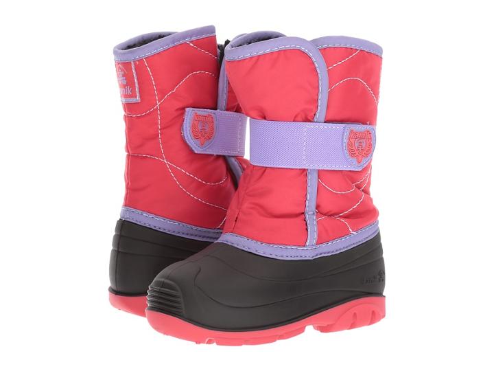 Kamik Kids Snowbug 3 (toddler) (dark Rose) Girls Shoes