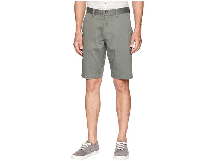 Volcom Zap Frickin Mod Stretch Shorts (dusty Green) Men's Shorts