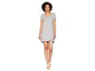 Mod-o-doc Cotton Modal Spandex Jersey Easy T-shirt Dress With Tie Hem (smoke Heather) Women's Dress