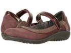Naot Tahi (violet Nubuck/gunmetal Rivets/bordeaux Leather) Women's Shoes