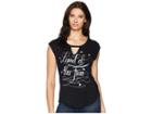 Rock And Roll Cowgirl Short Sleeve Tee 49t7467 (black) Women's Clothing