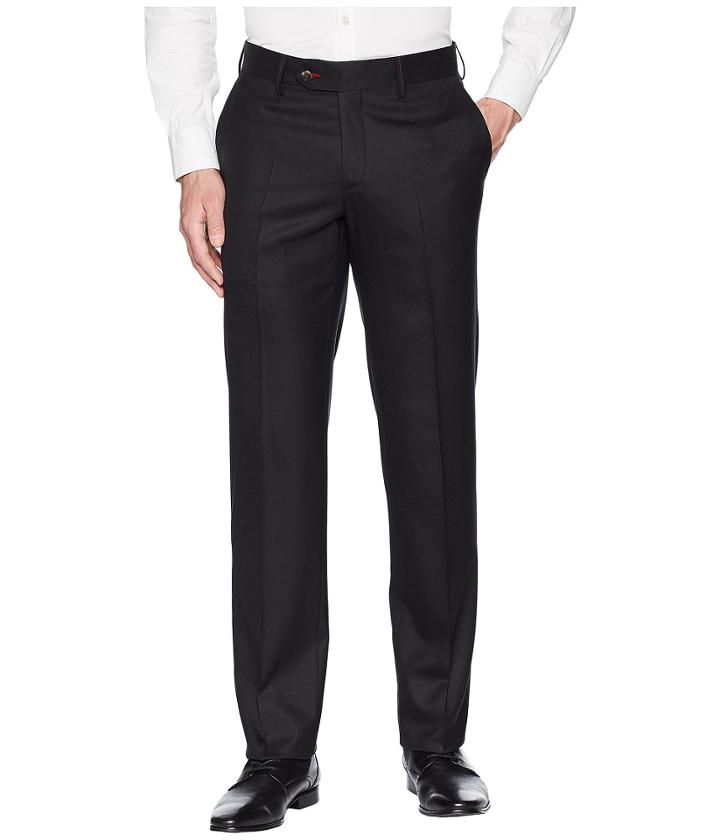 Robert Graham Halden Straight Leg Pants (black) Men's Dress Pants