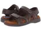 Nunn Bush Randall Two-strap Sandal (brown Ch) Men's Flat Shoes