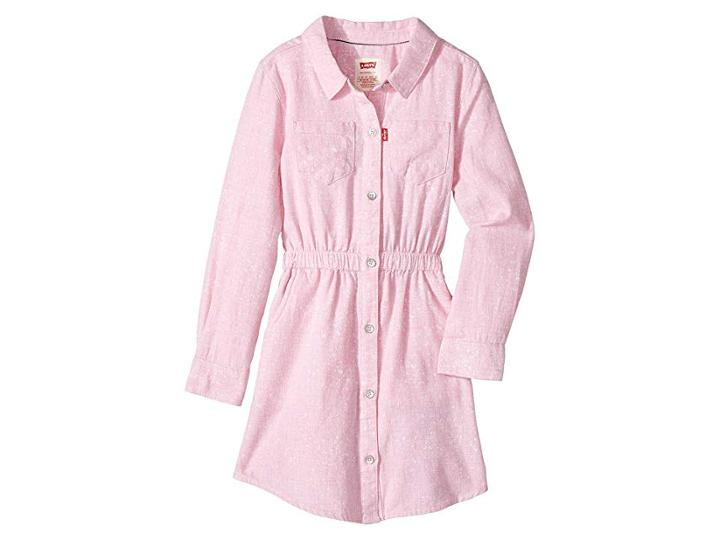 Levi's(r) Kids Fit And Flare Dress (little Kids) (candy Pink) Girl's Dress