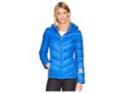 Tommy Hilfiger Iconic Packable Hilfiger Arm Label (nautical Blue) Women's Coat