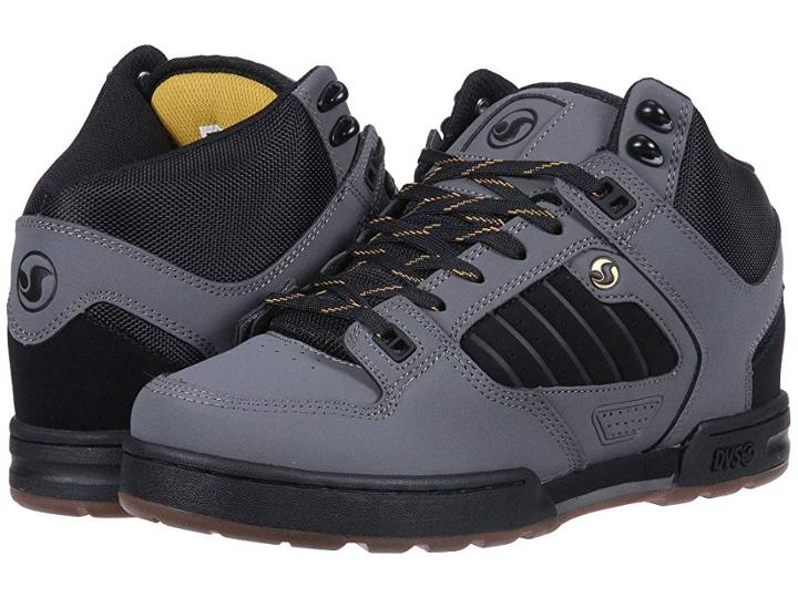 Dvs Shoe Company Militia Boot Snow (charcoal/black/gold) Men's Skate Shoes