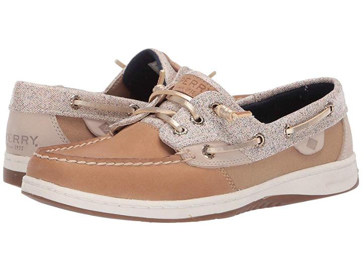 Sperry Rosefish Sparkle (linen/oat) Women's  Shoes