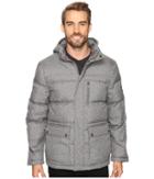 Kenneth Cole New York Crosshatch Micropoly Jacket (grey) Men's Coat