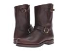 Frye John Addison Engineer (dark Brown Smooth Pull-up Leather) Men's Boots