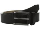 Steve Madden 35mm Classic Belt (black) Men's Belts