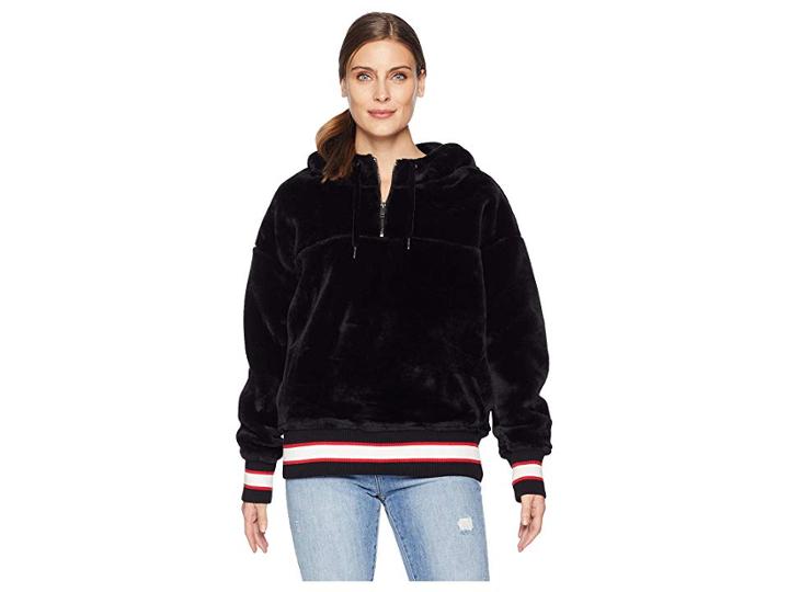 Ugg Kailani Sherpa Hoodie (black) Women's Sweatshirt