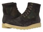 Cole Haan Nantucket Rugged Plain Boot (dark Roast Nubuck/camo Canvas) Men's Boots