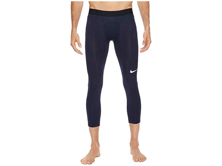Nike Pro 3/4 Tight (obsidian/white/white) Men's Casual Pants