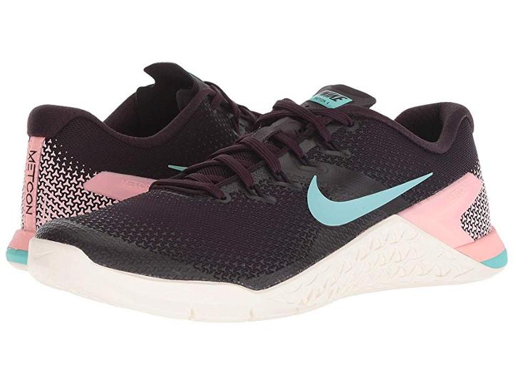 Nike Metcon 4 (burgundy Ash/aurora Green/sail/pink Tint) Women's Shoes