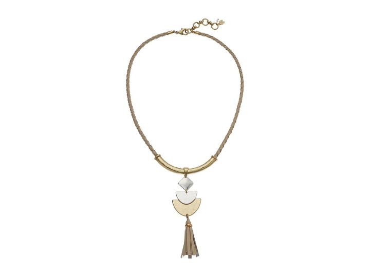 Lucky Brand Drop Necklace (two-tone) Necklace