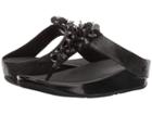 Fitflop Boogaloo Toe Post (black) Women's  Shoes