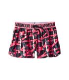 Under Armour Kids Printed Play Up Shorts (big Kids) (pink Punk/pink Punk) Girl's Shorts