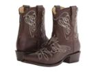 Stetson Adelle (unique Embroidered Brown) Women's Zip Boots