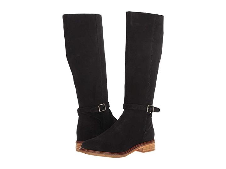 Clarks Clarkdale Clad (black Suede) Women's  Shoes