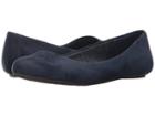 Dr. Scholl's Really (elegant Navy Microfiber) Women's Flat Shoes