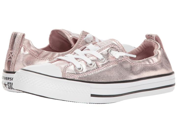 Converse Chuck Taylor(r) All Star(r) Shoreline Metallic (rose Quartz/white) Women's Classic Shoes