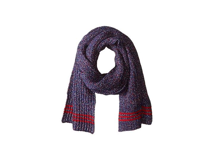 Rag & Bone Cheryl Scarf (navy/red) Scarves