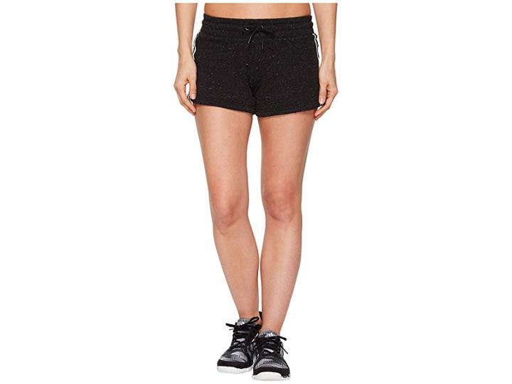 Adidas Sport-2-street Shorts (black Melange/black) Women's Shorts