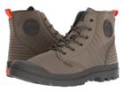 Palladium Pampa Amphibian (olive Night/firecracker) Lace-up Boots