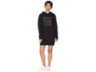 Juicy Couture Juicy 09 Logo Fleece Hooded Dress (pitch Black) Women's Dress